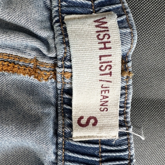 WISHLIST Tencel Denim Easy Pull On Wide Leg Cargo Pant Size S - Picture 3 of 10